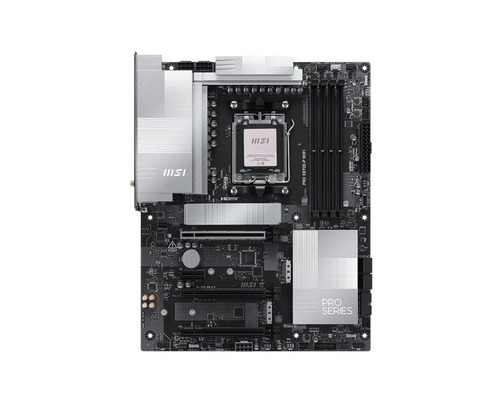 MSI PRO X870E-P WIFI motherboard AMD X870E Socket AM5 ATX - Image 1
