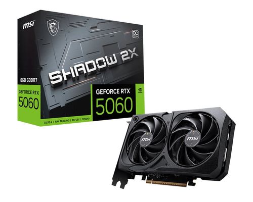 MSI GeForce RTX 5060 8G SHADOW 2X OC NVIDIA 8 GB GDDR7 - Thumbnail 2