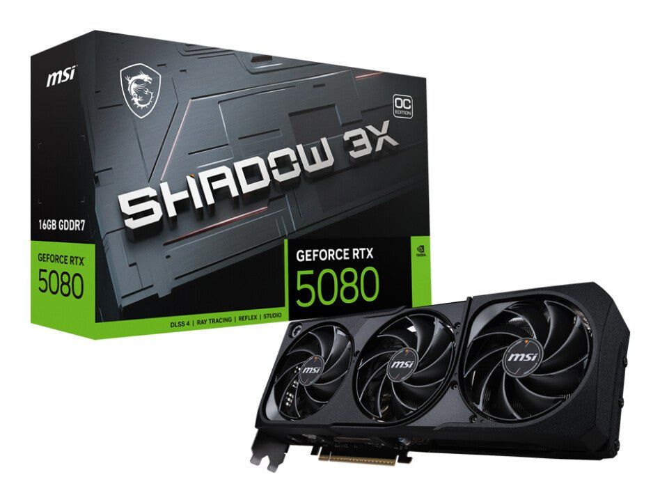 MSI RTX 5080 16G SHADOW 3X OC BU - Image 1
