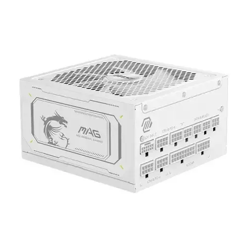 MSI MAG A1000GL PCIE5 WHITE power supply unit 1000 W 24-pin ATX ATX - Image 1