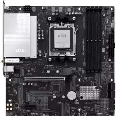 MSI PRO B840M-P WIFI6E motherboard AMD B840 Socket AM5 micro ATX - Thumbnail 2