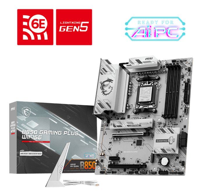 MSI B850 GAMING PLUS WIFI6E motherboard AMD B850 Socket AM5 ATX - Image 1
