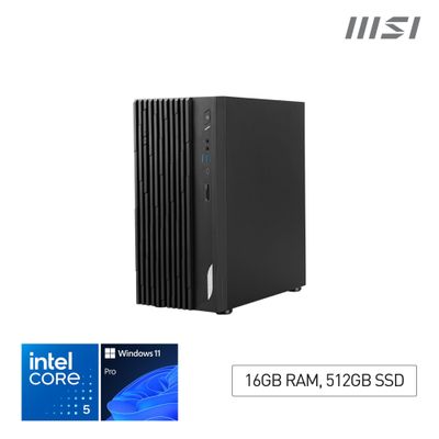 MSI Pro DP180 14A Intel Core 5 14400, Desktop PC, DP180 14A, SFF, Mini Computer, HTPC, (16GB RAM, 512GB Storage, Windows 11 ), Intel Graphics/DDR5/Dual HDMI/Dual LAN/WiFi 6E/BT 5.3 - Thumbnail 2