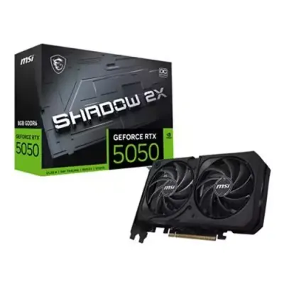 MSI GeForce RTX 5050 8G SHADOW 2X OC NVIDIA 8 GB GDDR6 - Thumbnail 2