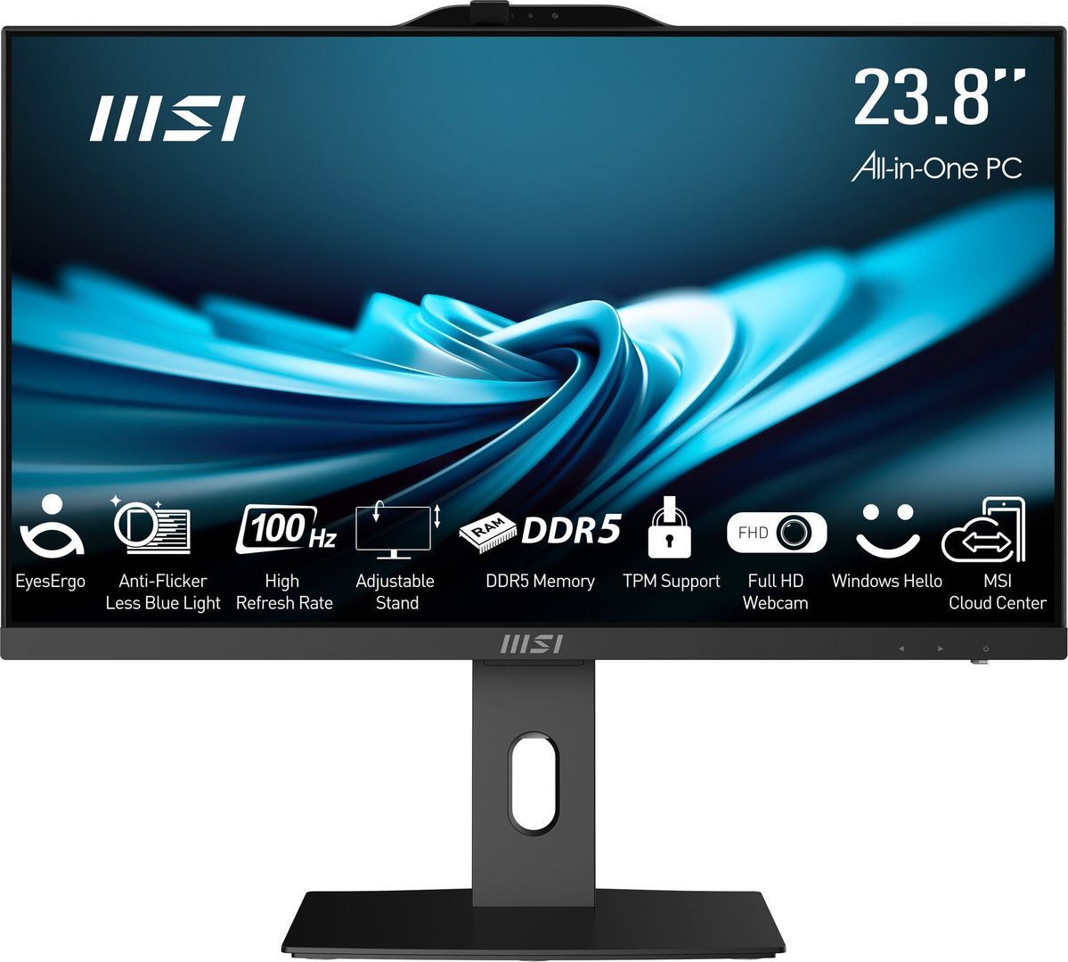 MSI Pro AP242P 14M Intel Core i5 14400 All in One PC. (16GB RAM. 512GB - Image 1