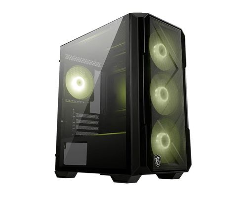 MSI MAG FORGE M120R AIRFLOW computer case Mini Tower Black. Transparen