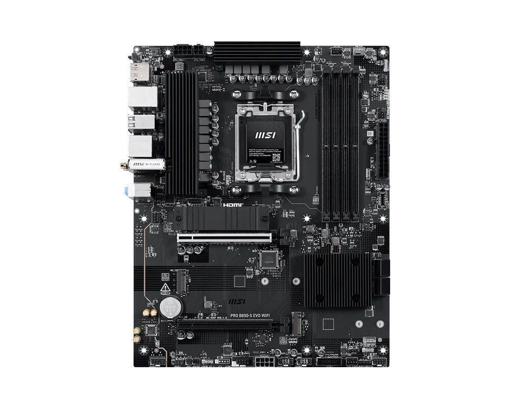 MSI PRO B850-S EVO WIFI motherboard AMD B850 Socket AM5 ATX - Image 1