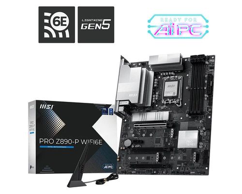 MSI PRO Z890-P WIFI6E motherboard Intel Z890 LGA 1851 (Socket V1) ATX