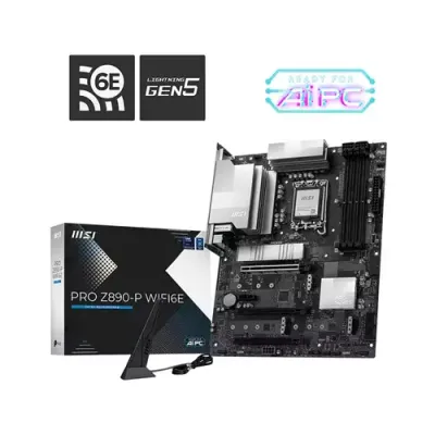 MSI PRO Z890-P WIFI6E motherboard Intel Z890 LGA 1851 (Socket V1) ATX - Thumbnail 2
