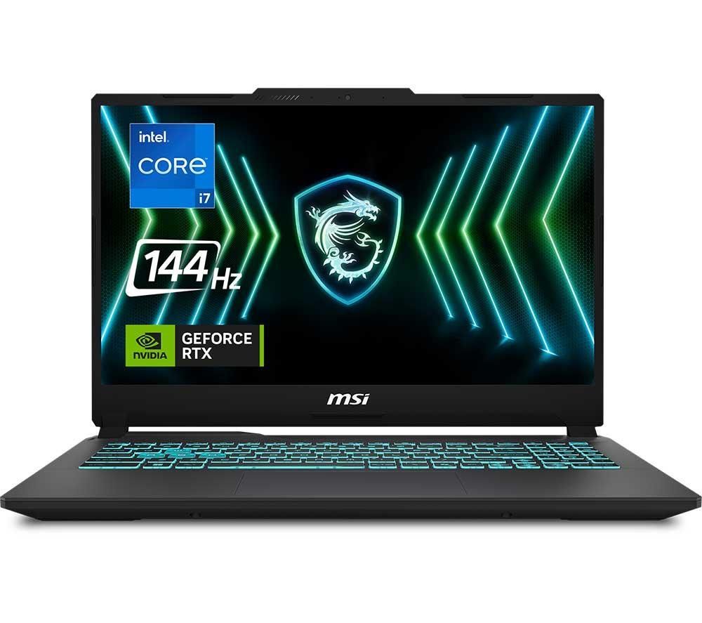 MSI Cyborg 15 I5-13420H 16GB 512GB 4050 Intel® Core™ i5 Laptop 39.6 cm (15.6") Full HD DDR5-SDRAM SSD NVIDIA GeForce RTX 4050 Wi-Fi 6E (802.11ax) Windows 11 Home Black - Image 1