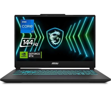 MSI Cyborg 15 I5-13420H 16GB 512GB 4050 Intel® Core™ i5 Laptop 39.6 cm (15.6") Full HD DDR5-SDRAM SSD NVIDIA GeForce RTX 4050 Wi-Fi 6E (802.11ax) Windows 11 Home Black