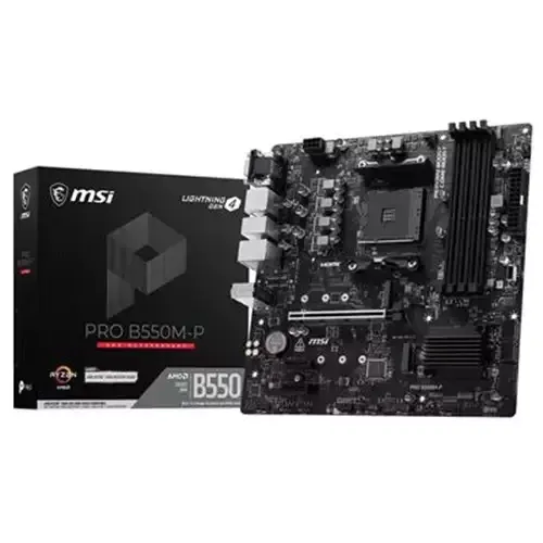 MSI PRO B550M-P motherboard AMD B550 Socket AM4 ATX - Image 1