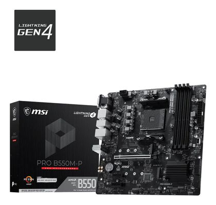 MSI PRO B550M-P motherboard AMD B550 Socket AM4 ATX - Thumbnail 2