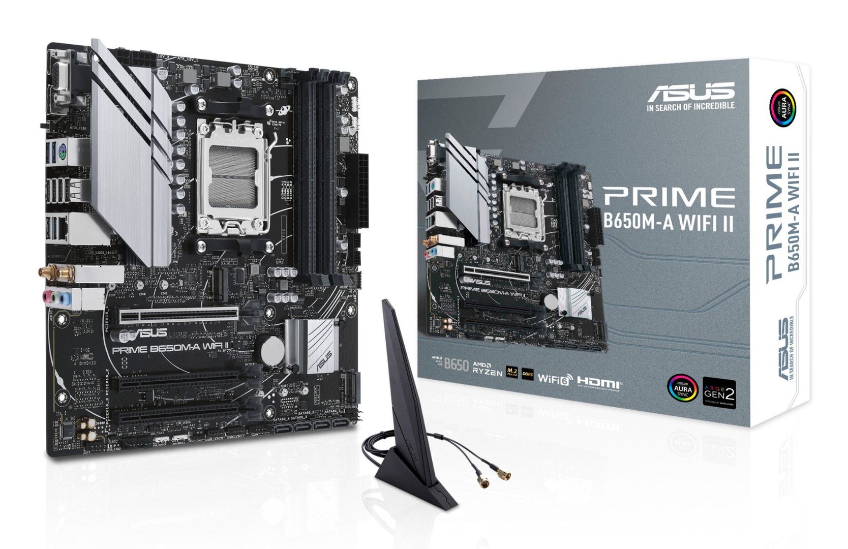 ASUS PRIME B650M-A WIFI II AMD B650 Socket AM5 micro ATX - Image 1