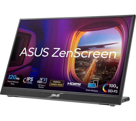 ASUS ZenScreen MB16QHG computer monitor 40.6 cm (16") 2560 x 1600 pixels WQXGA LCD Black