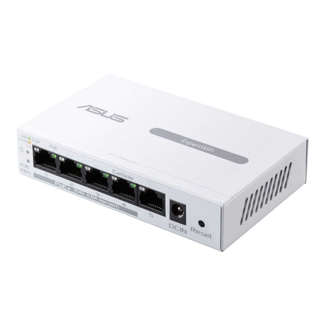 ASUS ExpertWiFi EBP15 Managed Gigabit Ethernet (10/100/1000) Power over Ethernet (PoE) White - Image 1