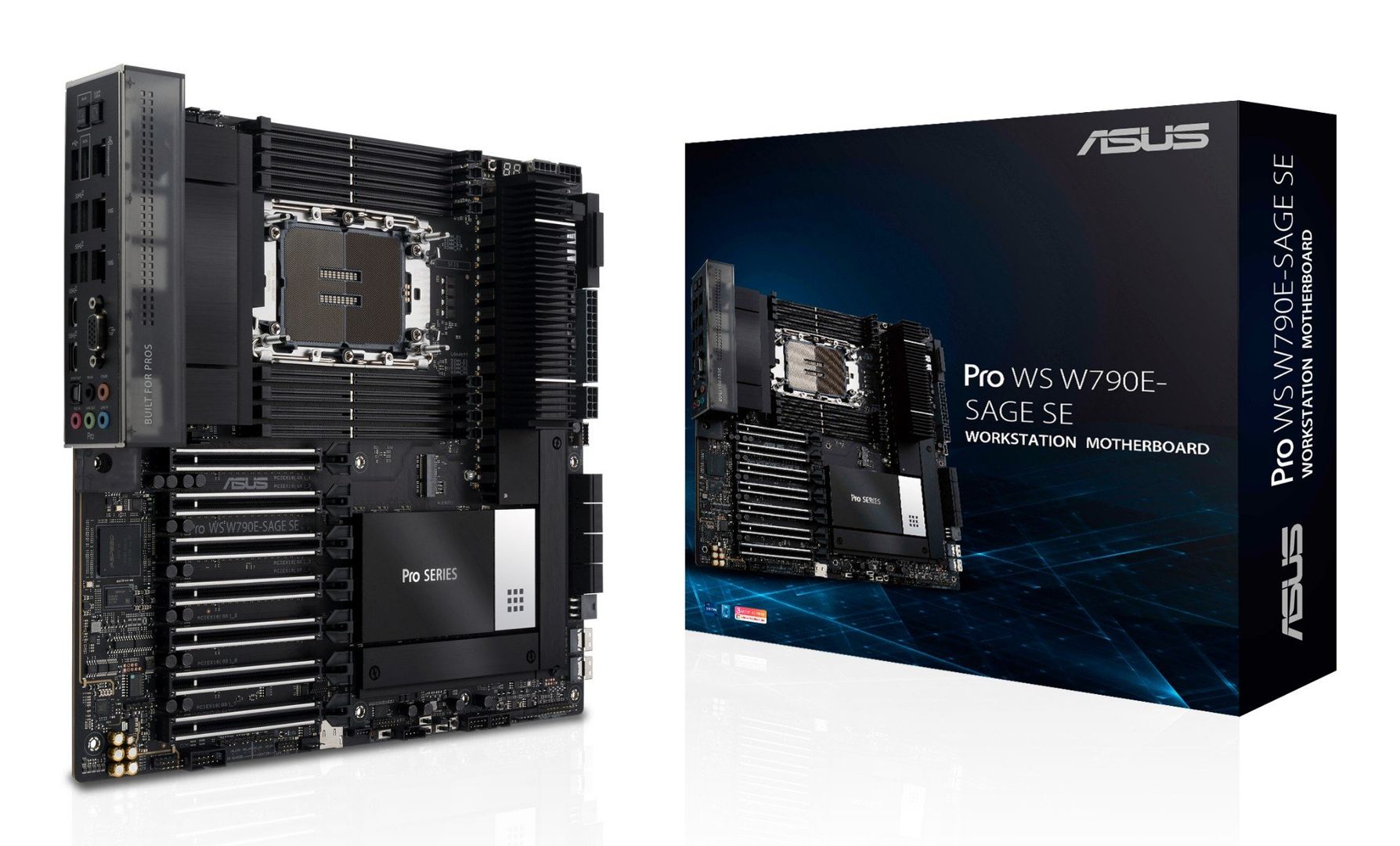 ASUS PRO WS W790E-SAGE SE Intel W790 LGA 4677 (Socket E) EEB - Image 1