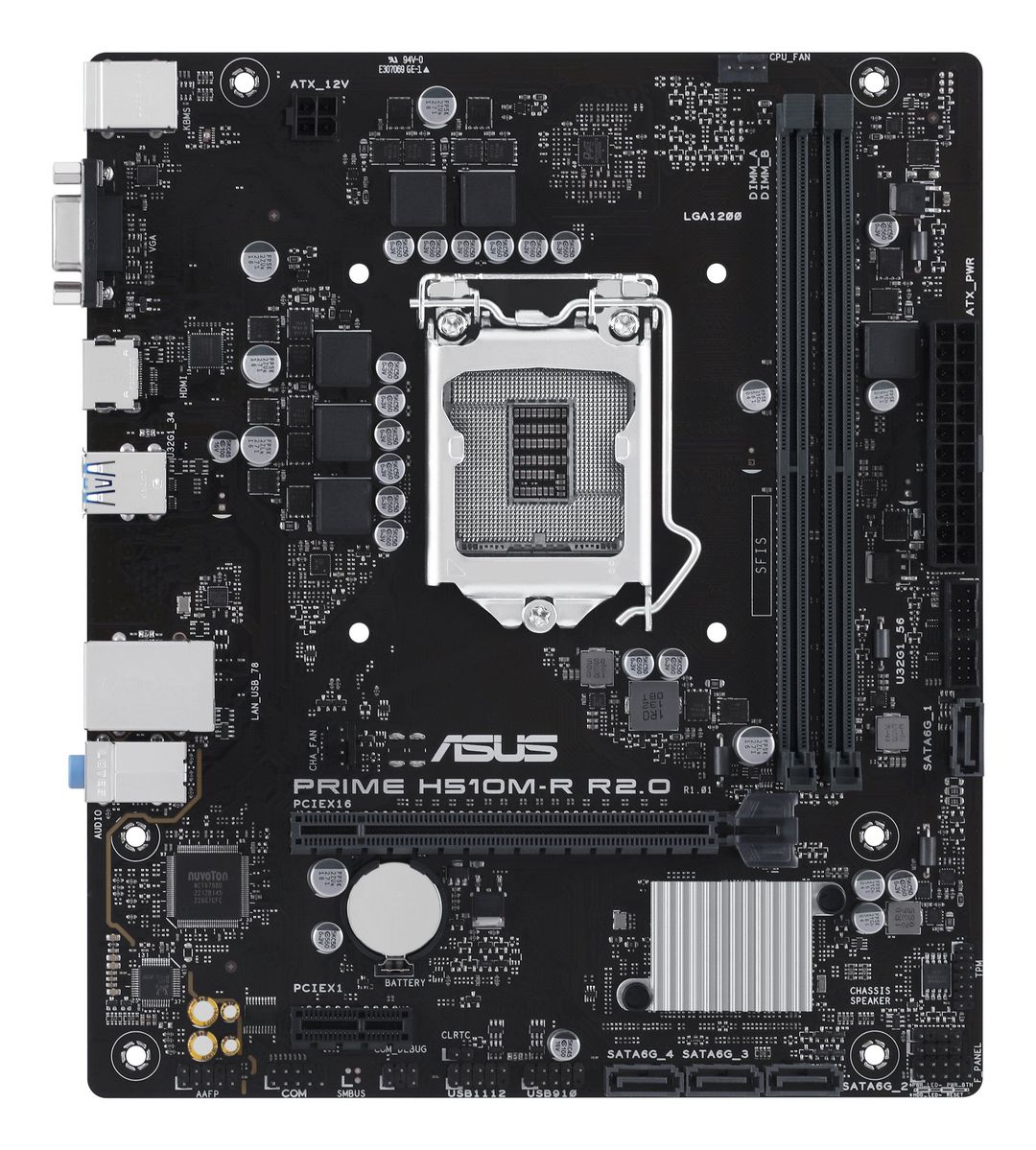 ASUS Prime H510M-R R2.0 Intel H470 LGA 1200 (Socket H5) micro ATX - Image 1
