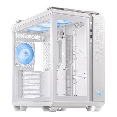 ASUS TUF GT502 Plus ATX Mid-Tower PC Case - White, White