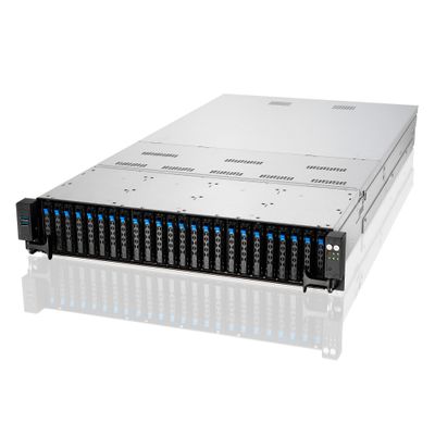 ASUS RS720-E11-RS24U Intel C741 Rack (2U) Black, Steel