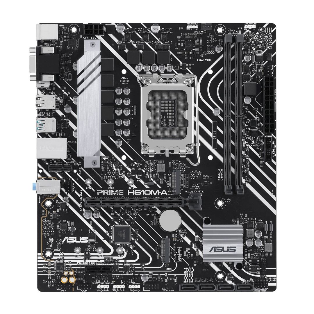 ASUS PRIME H610M-A-CSM Intel H610 LGA 1700 micro ATX - Image 1