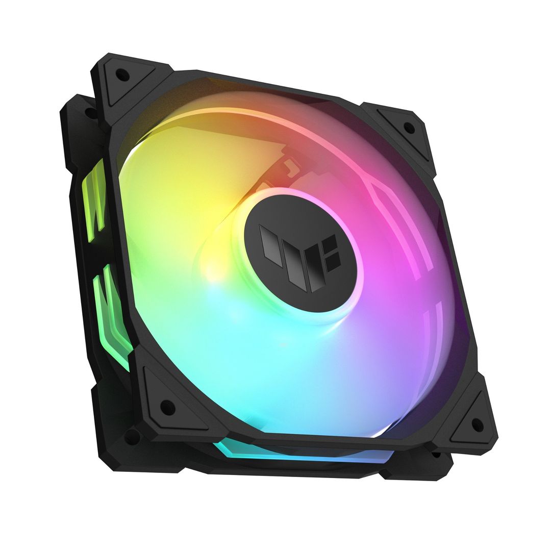 ASUS TUF GAMING TR120 ARGB 3IN1 Black Computer case Air cooler 12 cm - Image 1