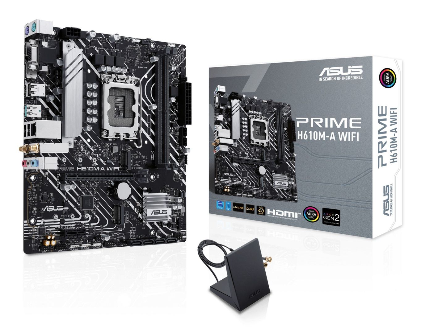 ASUS PRIME H610M-A WIFI Intel H610 LGA 1700 micro ATX - Image 1