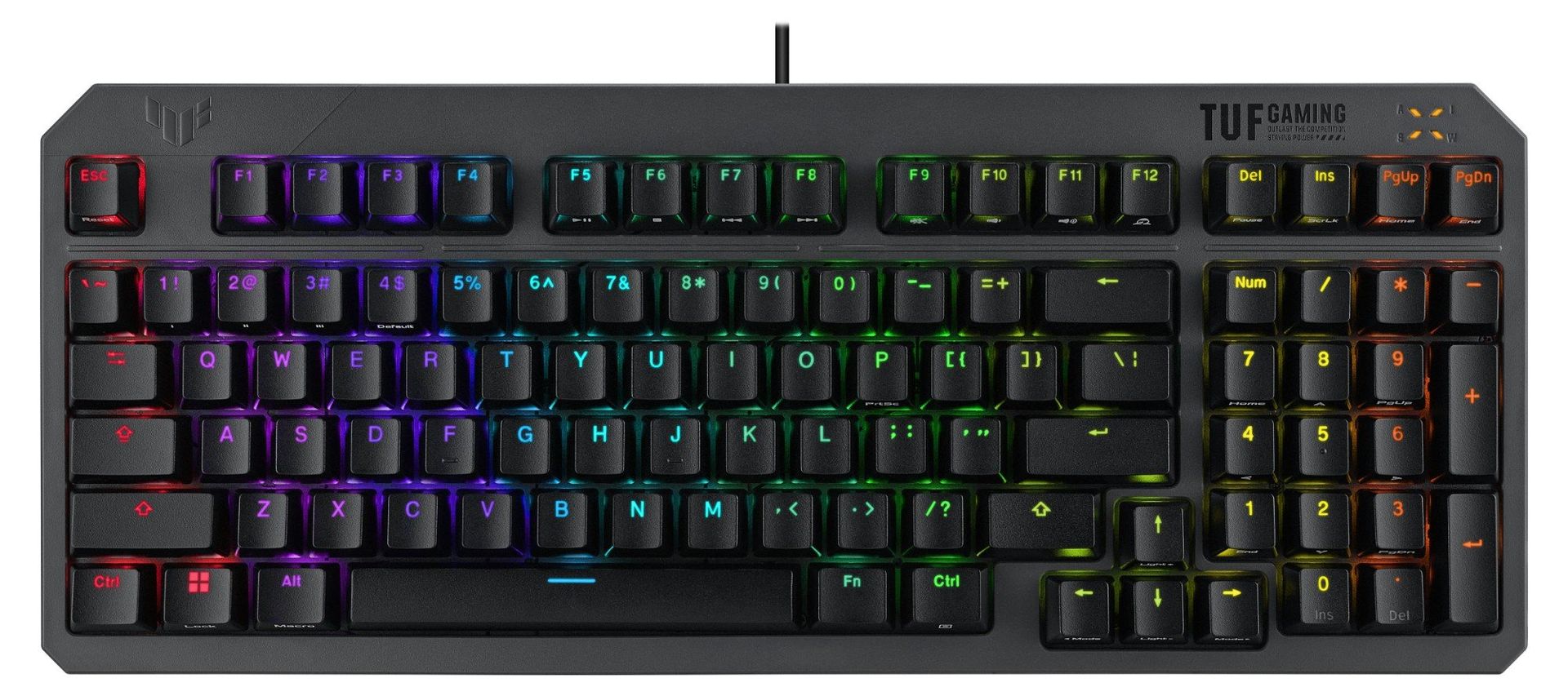 ASUS TUF Gaming K3 Gen II keyboard USB Black - Image 1