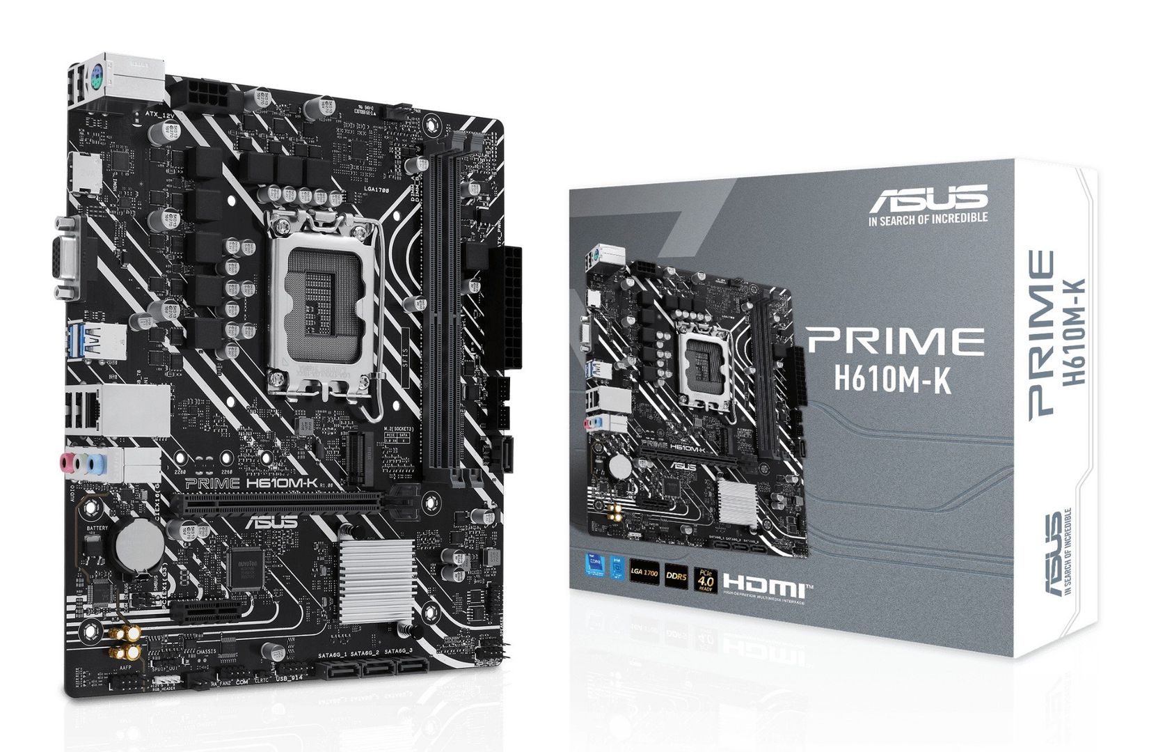 ASUS Prime H610M-K Intel H610 LGA 1700 micro ATX - Image 1