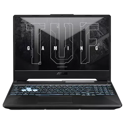 ASUS TUF Gaming A15 FA506NF-HN007W laptop AMD Ryzen 5 7535HS 39.6 cm (15.6") Full HD 16 GB DDR5-SDRAM 512 GB SSD NVIDIA GeForce RTX 2050 Wi-Fi 6 (802.11ax) Windows 11 Home Black - Image 1