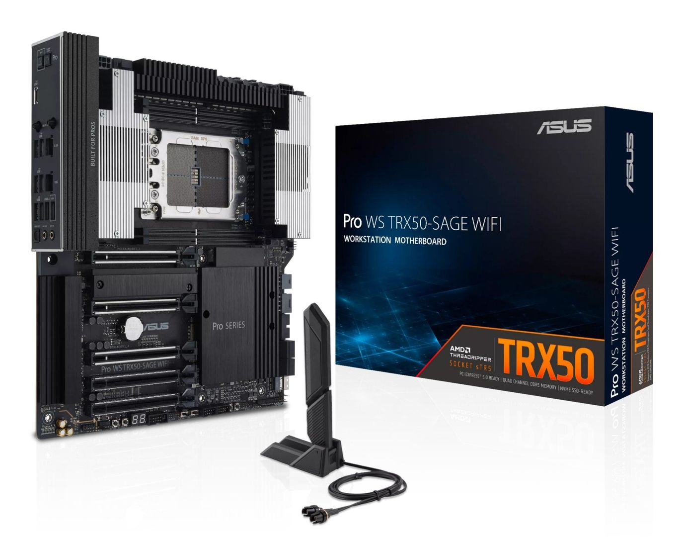 ASUS Pro WS TRX50-SAGE WIFI AMD TRX50 Socket sTR5 SSI CEB - Image 1