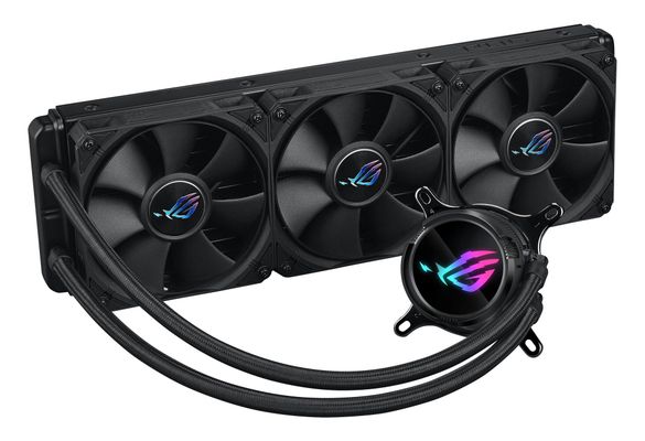 ASUS ROG Strix LC III 360 Processor All-in-one liquid cooler 12 cm Black - Thumbnail 2