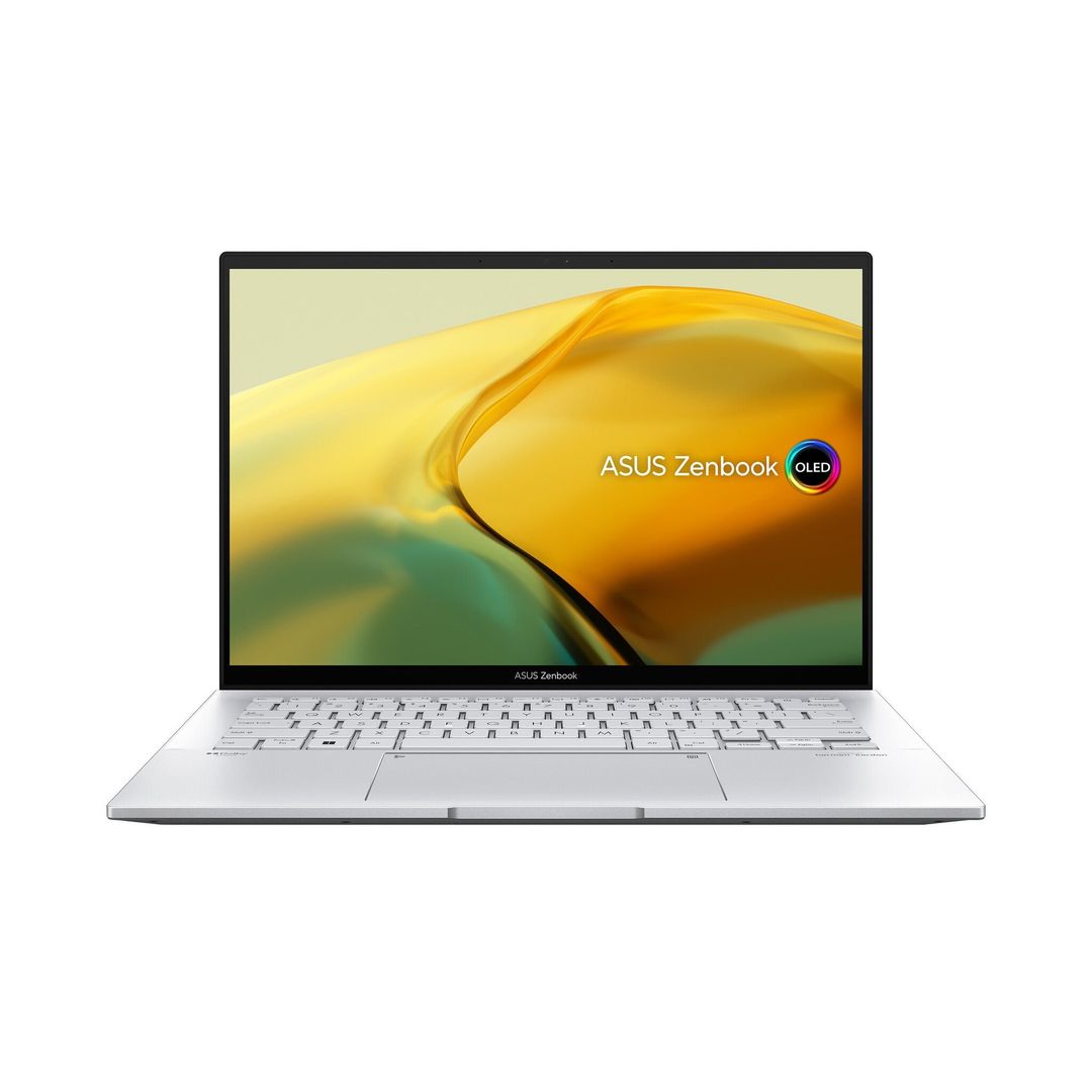 ASUS Zenbook 14 OLED UX3402VA-KN521W Intel® Core™ i9 i9-13900H Laptop 35.6 cm (14") Touchscreen 2.8K 16 GB LPDDR5-SDRAM 1 TB SSD Wi-Fi 6E (802.11ax) Windows 11 Home Silver - Image 1
