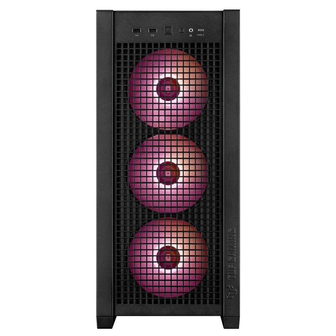 ASUS TUF Gaming GT302 ARGB Midi Tower Black - Image 1
