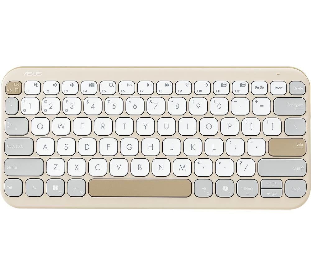 ASUS Marshmallow KW100 keyboard Home Bluetooth Beige - Image 1