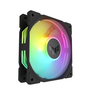 ASUS TUF Gaming TR120 ARGB Reverse Fan - Single Pack Computer case 12 cm Black - Thumbnail 2
