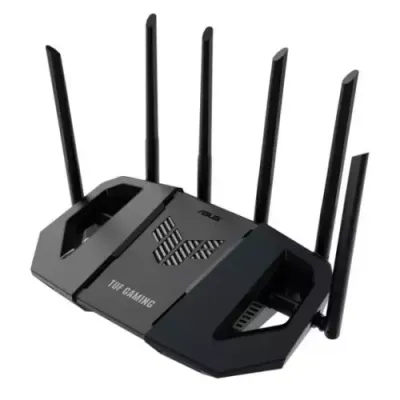 ASUS TUF Gaming BE6500 (TUF-BE6500) wireless router 2.5 Gigabit Ethernet Dual-band (2.4 GHz / 5 GHz) Black - Thumbnail 2