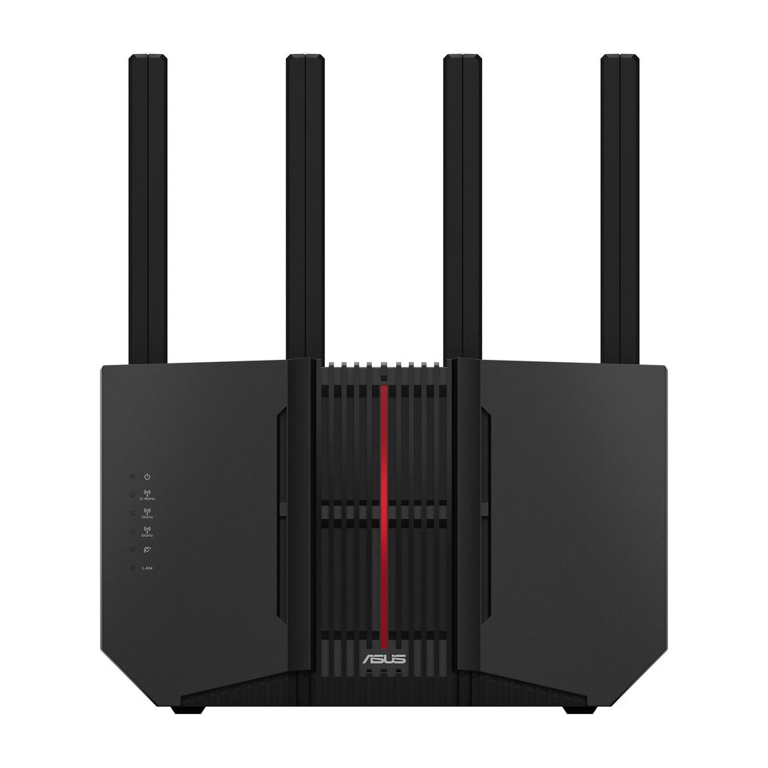 ASUS RT-BE92U WiFi Cable Router - BE 9200, Tri-band, Black - Image 1
