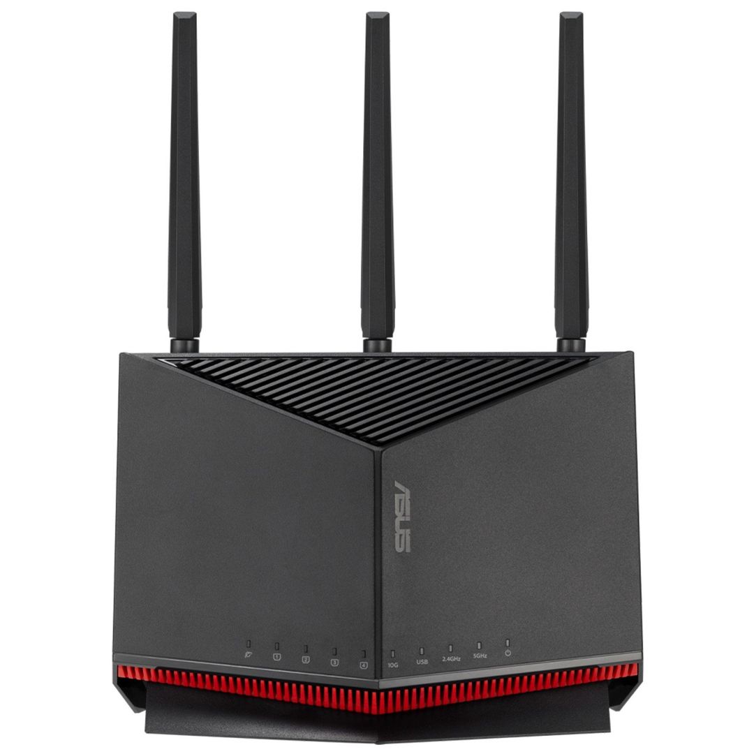 ASUS RT-BE86U wireless router 10 Gigabit Ethernet Dual-band (2.4 GHz / 5 GHz) Black - Image 1