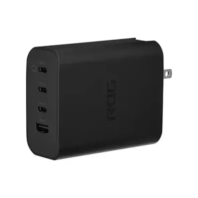 ASUS ROG 140W USB-C GaN Universal Black AC Fast charging Indoor - Thumbnail 3