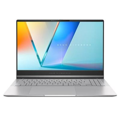 ASUS Vivobook S15 OLED M5506WA-MA042W AMD Ryzen AI 9 365 Laptop 39.6 cm (15.6") 3K 32 GB LPDDR5x-SDRAM 1 TB SSD Wi-Fi 6E (802.11ax) Windows 11 Home Silver