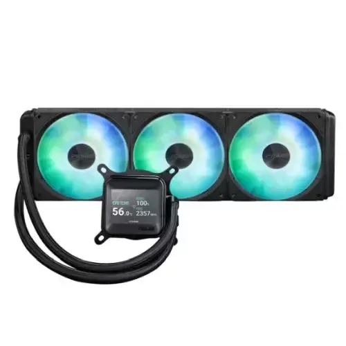 ASUS Prime LC 360 ARGB LCD Processor All-in-one liquid cooler 12 cm Black - Image 1