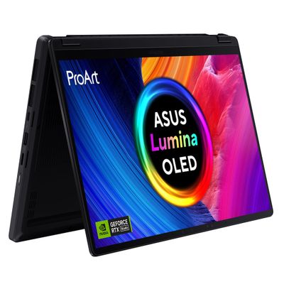 ASUS ProArt PX13 HN7306WI-LX017W Copilot+ PC AMD Ryzen AI 9 HX 370 Hybrid (2-in-1) 33.8 cm (13.3") Touchscreen 3K 32 GB LPDDR5x-SDRAM 2 TB SSD NVIDIA GeForce RTX 4070 Wi-Fi 7 (802.11be) Windows 11 Home Black - Thumbnail 2