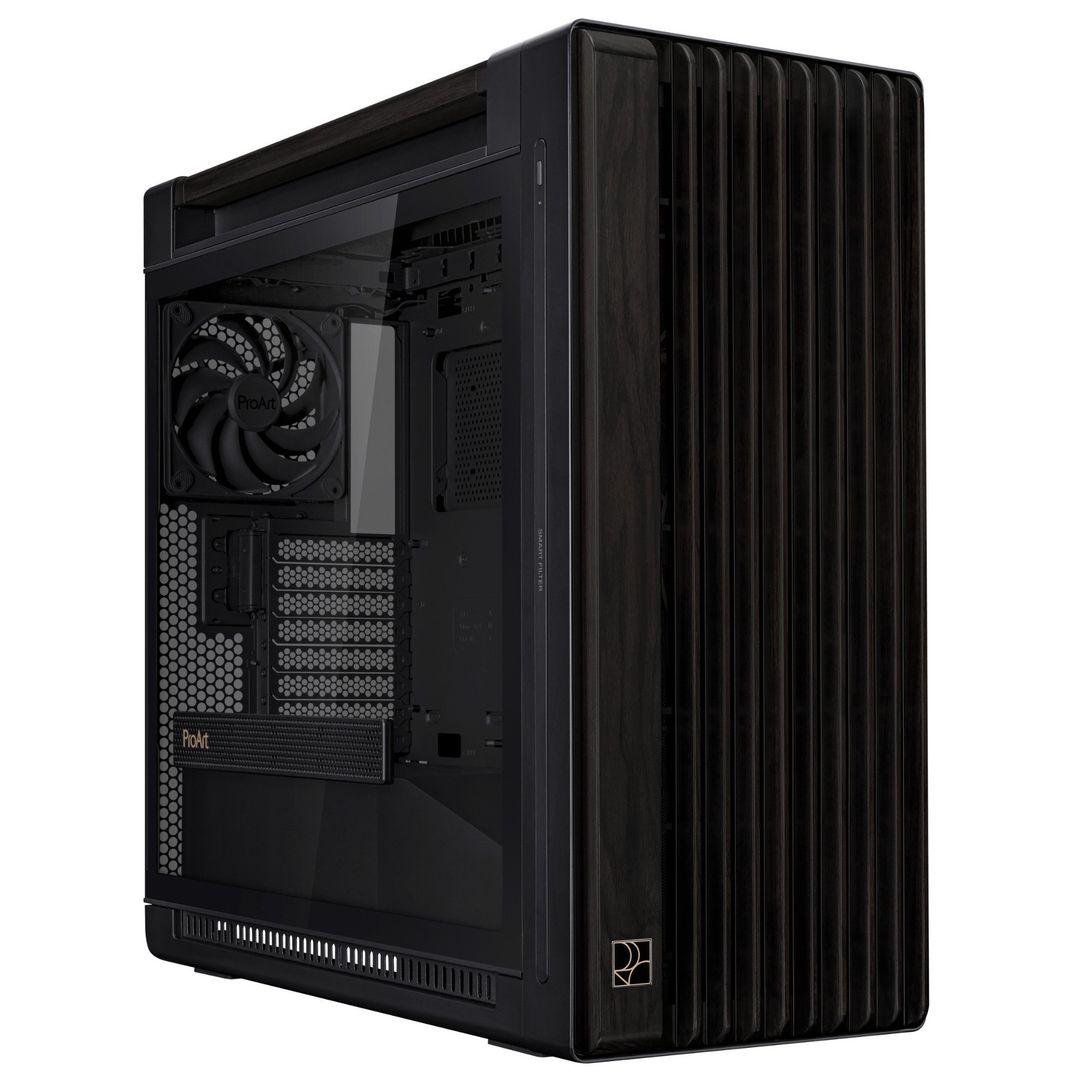 ASUS ProArt PA602 Wood Edition Midi Tower Black - Image 1