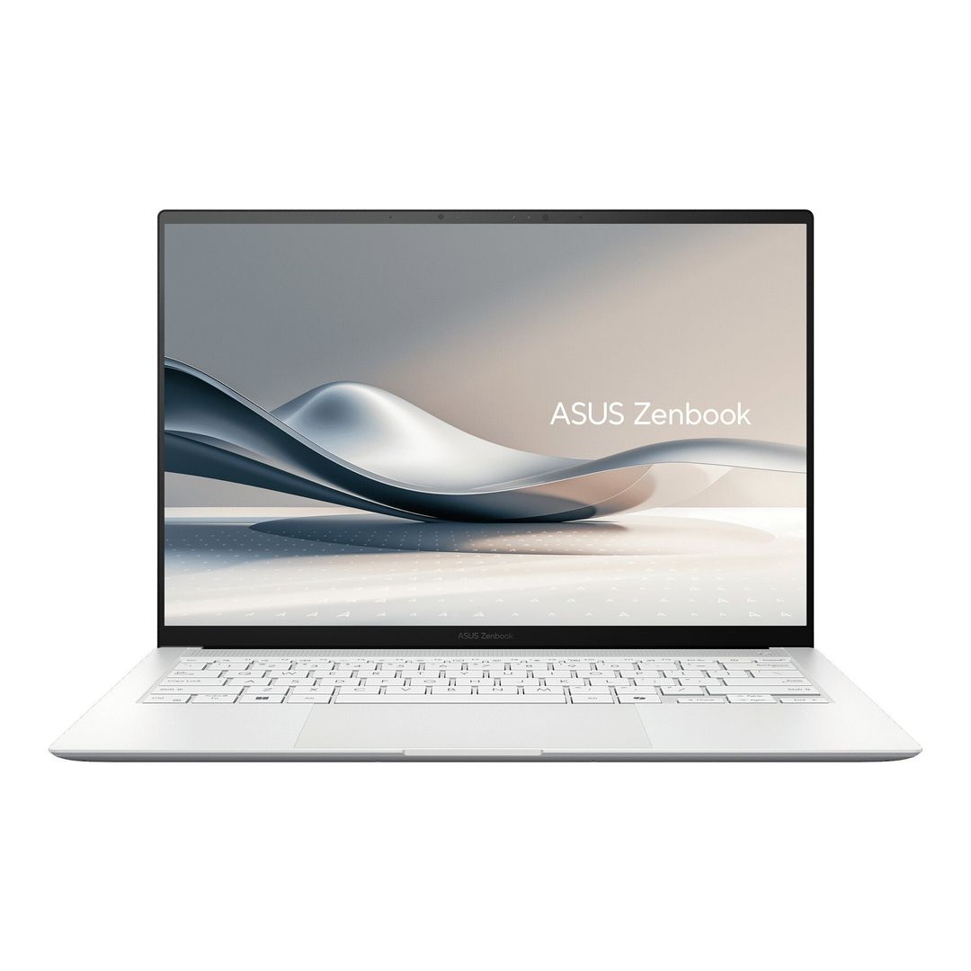 ASUS Zenbook S 14 UX5406SA-PZ169W Copilot+ PC Intel Core Ultra 7 258V Laptop 35.6 cm (14") Touchscreen 3K 32 GB LPDDR5x-SDRAM 1 TB SSD Wi-Fi 7 (802.11be) Windows 11 Home White - Image 1