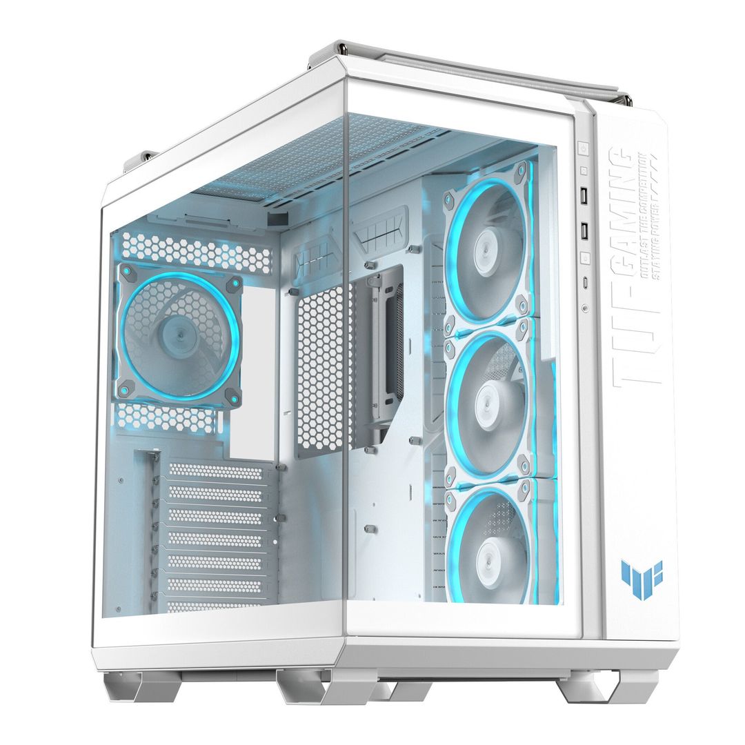 ASUS TUF GAMING GT502 Horizon TG ARGB White Midi Tower - Image 1