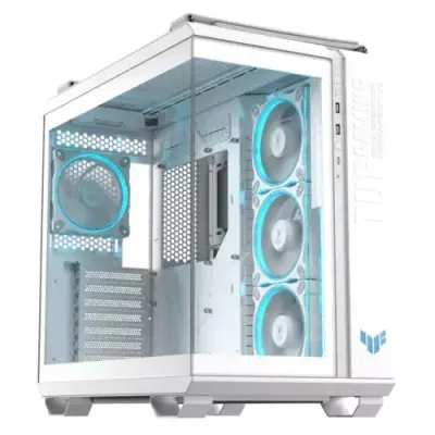 ASUS TUF GAMING GT502 Horizon TG ARGB White Midi Tower - Thumbnail 2