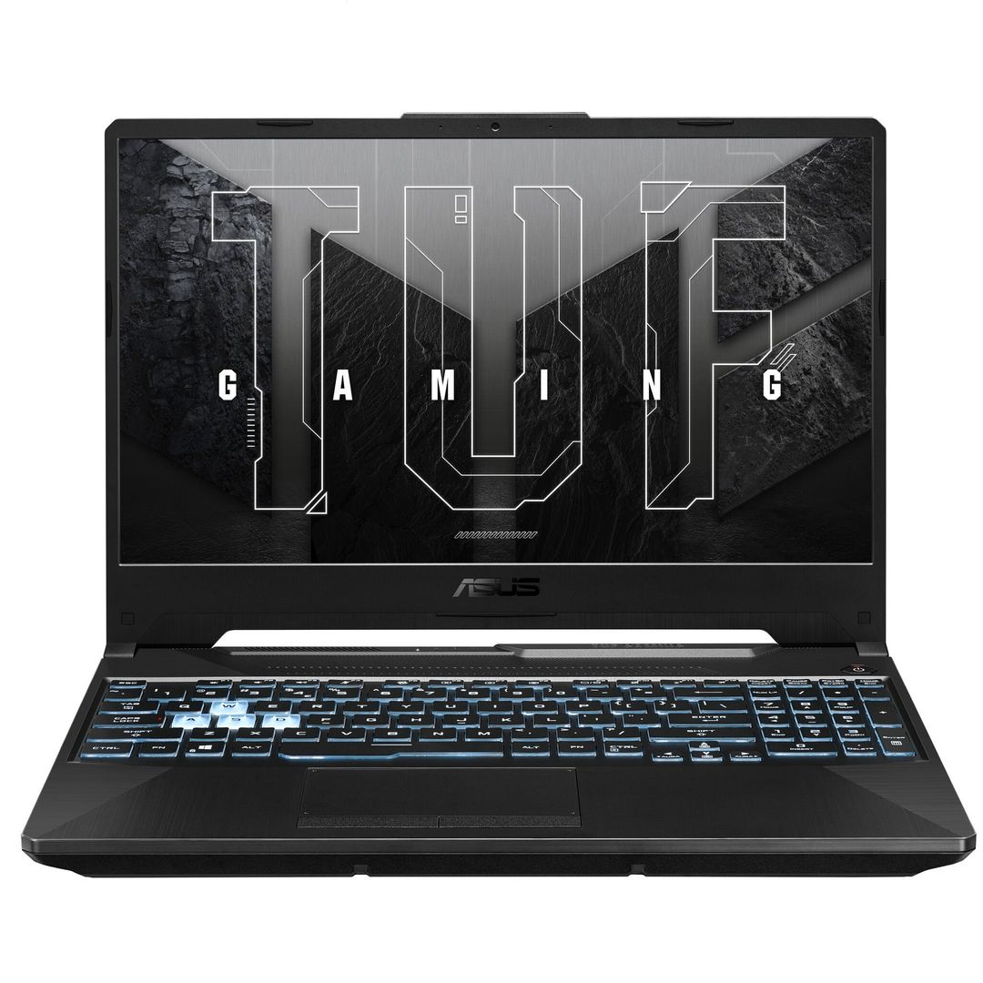 ASUS TUF Gaming A15 FA506NF-HN008W laptop AMD Ryzen™ 5 7535H 39.6 cm (15.6") Full HD 16 GB DDR5-SDRAM 512 GB SSD NVIDIA GeForce RTX 2050 Wi-Fi 6 (802.11ax) Windows 11 Home Belgian Black - Image 1