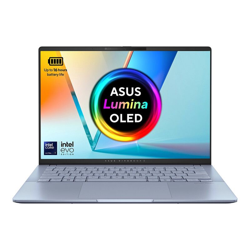 ASUS Vivobook S 14 OLED S5406SA-QD006W Copilot+ PC Intel Core Ultra 7 256V Laptop 35.6 cm (14") WUXGA 16 GB LPDDR5x-SDRAM 1 TB SSD Wi-Fi 7 (802.11be) Windows 11 Home Blue - Image 1