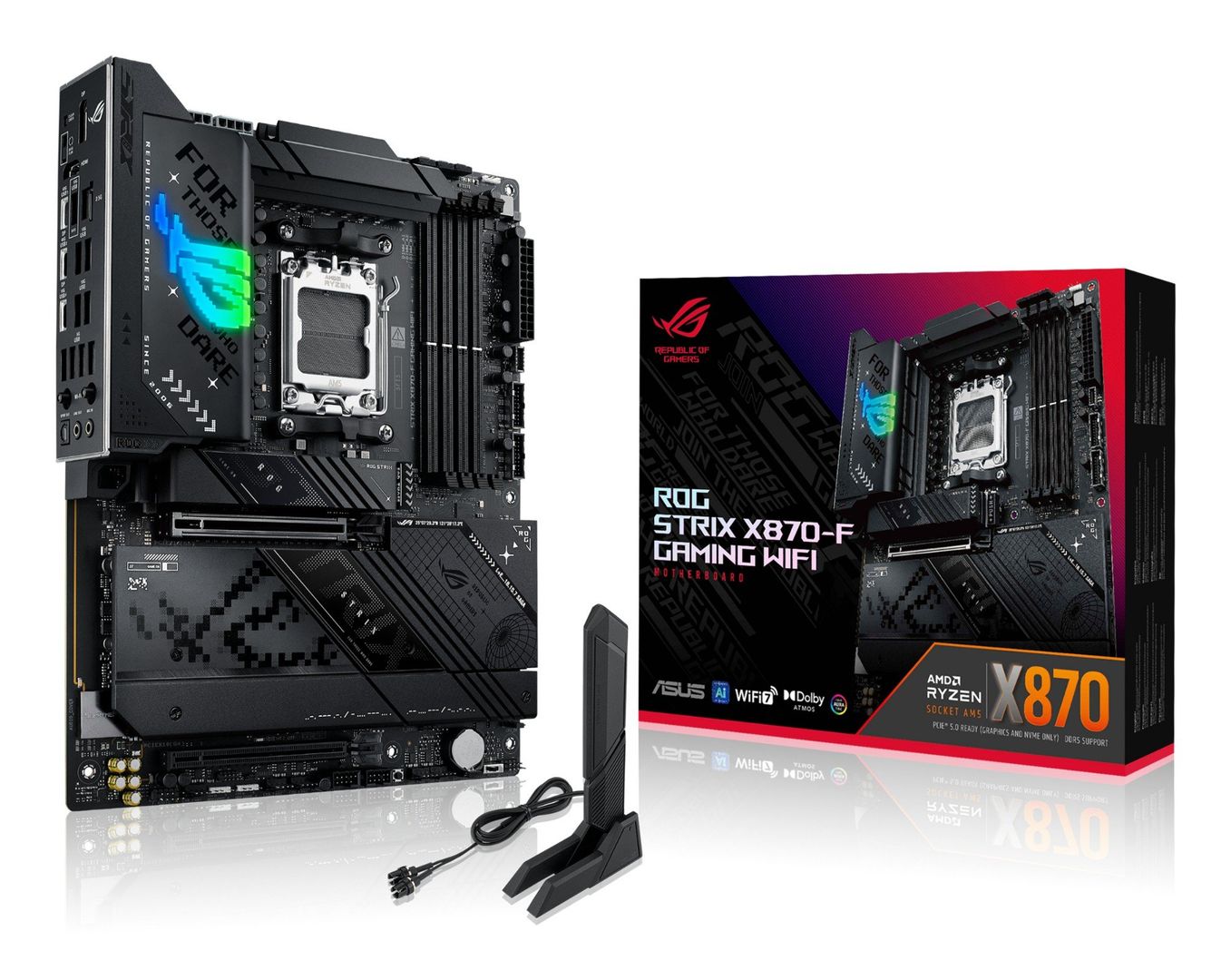 ASUS ROG STRIX X870-F GAMING WIFI AMD X870 Socket AM5 ATX - Image 1
